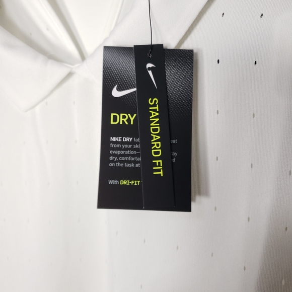 New! Nike Dri-Fit UV Ace Golf Polo || Women's Size:  Large || CK5846-100 - Picture 2 of 6